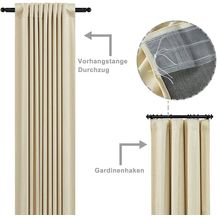 Bild für Woltu Vorhang (2 St)