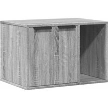 Bild für vidaXL Katzenklo Grau Sonoma 60x40x40 cm Holzwerkstoff 857729