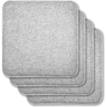 Bild für Dynamic 24 Rubberneck Filz Sitzkissen, Hellgrau, 8 Stück (1er Pack)