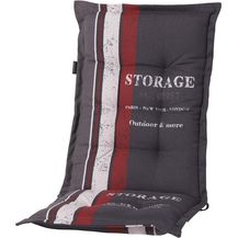 Bild für Madison G148 Hochlehner Gartenstuhl Auflagen 8cm dick grau Streifen