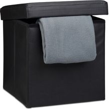 Bild für Faltbarer Sitzhocker Kunstleder