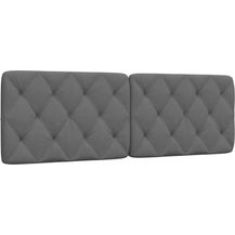 Bild für vidaXL Kopfteil Kopfteil-Kissen Dunkelgrau 160 cm Stoff, (1 St)