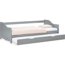 Bild für Kinderbett 90x200 cm Tagesbett Ausziehbett Jugendbett Holzbett Grau Kojenbett Gästebett Funktionsbett