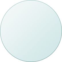 Bild für vidaXL Tischplatte aus gehärtetem Glas rund 700 mm 243628