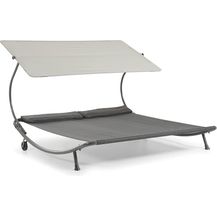 Bild für Leco 'STELLA' Gartenliege XL mit Rollen & Dach