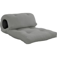Bild für Karup Design 2-in-1 Futonsessel WRAP mit Nackenkissen Grey / Dark Grey