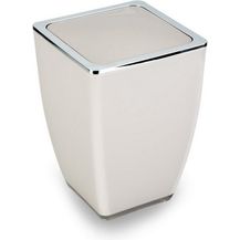 Bild für TrendLine Kosmetikeimer Cube 5l Beige Mülleimer Schwingdeckeleimer Badeimer
