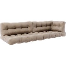 Bild für VICCO 5er Palettenkissen Set Sitzkissen Rückenkissen Palettenmöbel Flocke -Sand