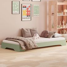 Bild für smartwood Kinderbett 140x200 Grün