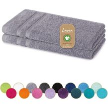 Bild für Lavea Gästehandtuch Bali, 30x50cm aus 100% Bio-Baumwolle, einzigartig weiche Gästetücher mit Aufhänger (Set, 2-St)