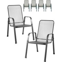 Bild für MFG Streckmetall-Stapelstuhl "Mec-Stor" 6-er Set