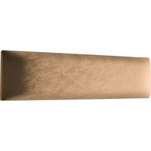 Bild für Muralo Samt Wandkissen Stoff Polsterpaneel Schlafzimmer Wohnzimmer Bett Wandpolster Bettkopfteil Lendekissen Modern Luxus Gepolstert Polster Paneel (Beige, 60x15 cm)