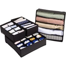 Bild für Navaris Aufbewahrungsbox 4er Set Schrank Organizer Boxen Kleiderschrank Ordnungssystem (4 St)