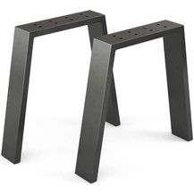 Bild für Tischbeine Schwarz 45 x 42 cm U-förmig Vicco
