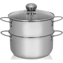 Bild für Karl Krüger KEC20 Kartoffeldämpfer Edelstahl mit Glasdeckel 20 cm