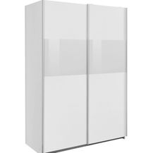 Bild für Schwebetürenschrank Bramfeld Kleiderschrank Ausfürung Weiß / Weißglas