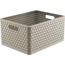 Bild für Aufbewahrungskorb "Country" 28 l cappuccino 43 x 33 x 21,5 cm