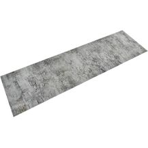 Bild für vidaXL Küchenteppich Waschbar Beton 45x150 cm Samt 136570