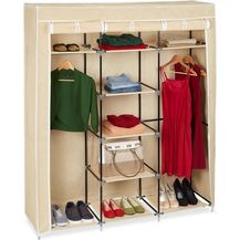 Bild für Stoffkleiderschrank XXL mit 9 Böden