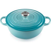 Bild für Le Creuset Gusseisen Signature La Marmite 26 cm karibik