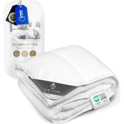 FAM Home Bettdecke 140x200 Weiche Mikrofaser Waschbar Ganzjährig I Zudecke Antiallergisch für Allergiker I Gesteppte Steppdecke