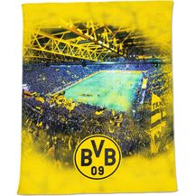 Bild für BVB Borussia Dortmund Fleecedecke Stadionprint 150x200 cm