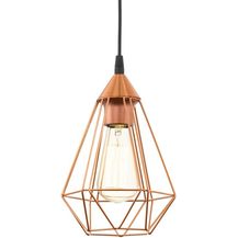 Bild für Eglo 94193 Hängeleuchte TARBES E27 1X40W Kunststoff schwarz