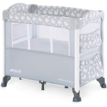Bild für Hauck Beistellbett Sleep N Care Plus / Reisebett für Babys ab Geburt bis 9 kg / absenkbares Seitenteil / Rollen / Stauraum und Spielzeugtaschen / Kompakt Faltbar / Trage Tasche / Teddy Grau