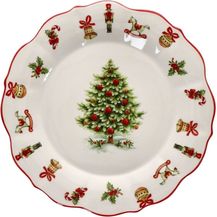 Bild für MamboCat Speiseteller Maestro Natale Gebäckteller Keramik Speiseteller Weihnachten