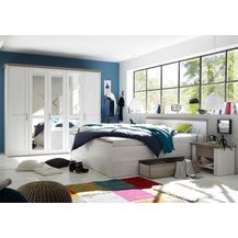 Bild für Schlafzimmer-Set >Lebbie< in Pinie Weiß