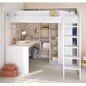 Parisot Hochbett Higher in Kiefer hell 206 cm