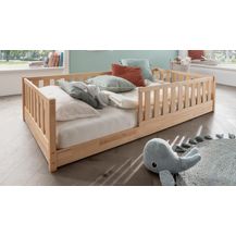 Bild für Bodenbett 90x200cm 'Frieda' Buche geölt inkl. Lattenrost