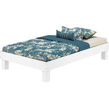 Bild für Erst-Holz Holzbett 120x200 Buche Bettrahmen Futonbett ohne Zubehör
