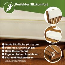 Bild für Casaria Schaukelstuhl