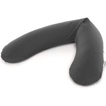 Bild für Theraline Stillkissen 190cm inkl. Bezug Melange anthrazit Mikroperlenfüllung