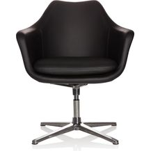 Bild für hjh OFFICE Loungesessel ARTEMIA Kunstleder Schwarz