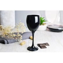 Bild für Weingläser Set 300ml im 6er-Pack Schwarze Rotweingläser Weißweingläser Weinkelch