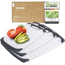 Bild für Exitoso Schneidebrett 3-tlg. Marmor weiß