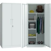 Bild für STEELSØN 'Regulus' Garderobenschrank mit 6 Fächern und Kleiderstange