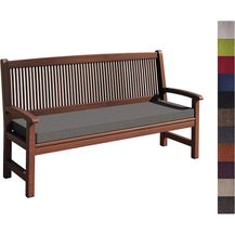 Bild für sunnypillow Bankauflage Stuhlkissen mit abnehmbarem Bezug Bankkissen Bankpolster Polsterauflage Auflage für Gartenbank viele Farben und Größen zur Auswahl (180 x 40 x 5 cm, Grau)