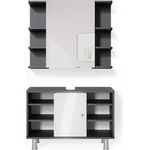 Bild für Badmöbel-Set Fynn Anthrazit 2 Teile