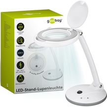 Bild für goobay 60363 Dimmbare LED Lupenleuchte/Lupenlampe mit Standfuß/Standlupe Licht / 6 W Leistungsaufnahme/Farbtemperatur 6500 K/Lichtstrom 450 lm/Betriebsspannung 230 V (AC)