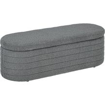 Bild für HOMCOM Polsterbank mit Holzrahmen, Bettbank mit Stauraum, Teddy-Vlies-Optik (Sitzbank, 1-St, Truhenbank)