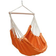 Bild für XXL Hängesessel Relaxsessel 185x130cm bis 150kg in Celosia Orange