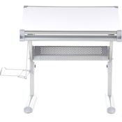 Kinderschreibtisch 'Albi' neigbar silber