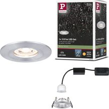 Bild für Paulmann No. 94304 Einbauleuchte Nova mini starr IP44 4W 2.700K Alu gedreht 230V
