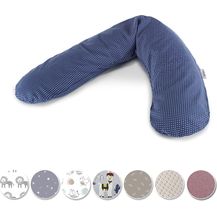 Bild für THERALINE 'Punkte Marine' Das Original Stillkissen 2019 Mikroperlen blau