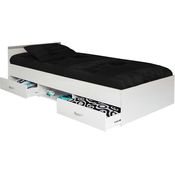 PARISOT 'Mikel' Funktionsbett 90x200 cm weiß