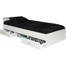 Bild für PARISOT 'Mikel' Funktionsbett 90x200 cm weiß