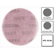 Bild für Mirka ABRANET Schleifscheiben Grip 125mm P320 50 Stk. (5423205032 )